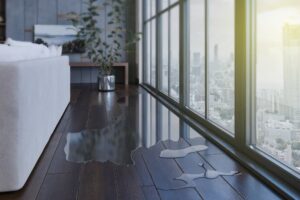 Can water-damaged hardwood floors be saved